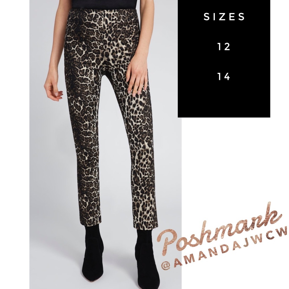 Brand New Alice+Olivia Connley Leopard Pants - NWT - SOLD OUT EVERYWHERE!